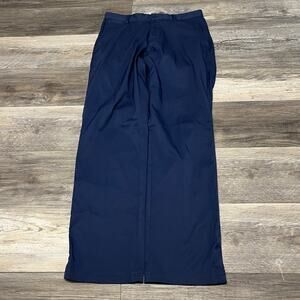 Nike Golf Navy Blue Men 30x32 Mini Swoosh Dri Fit Tour Performance Tech‎ Pants